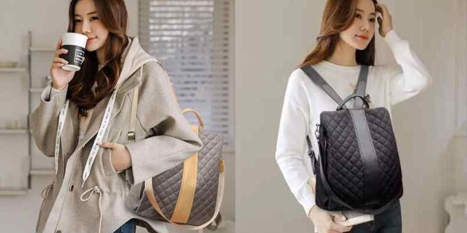 Antidiebstahlrucksack-Damenrucksack in 2 Farben