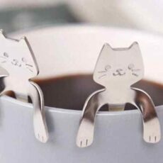 Katzenlöffel-Set in Tasse