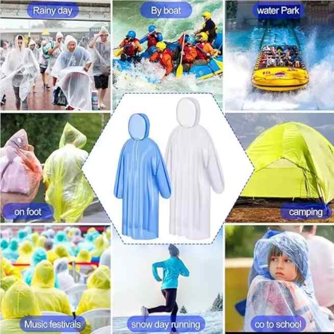 Regenponcho in Kugelform - überall einsetzbar