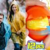 Regenponcho in Kugelform - verschiedene Farben