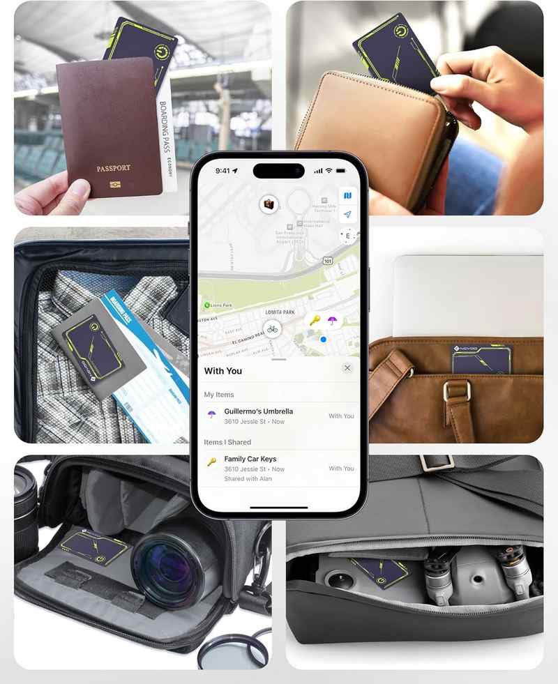 NOVOO Air Tag Karte - Anwendungsbereiche