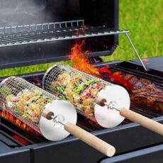 Rollender Grillkorb