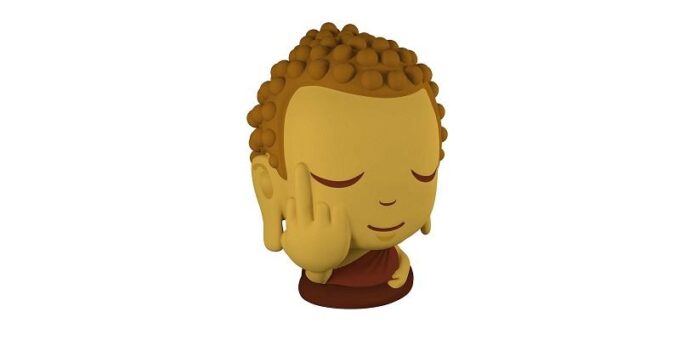 Am Arsch vorbei - Knautsch-Buddha