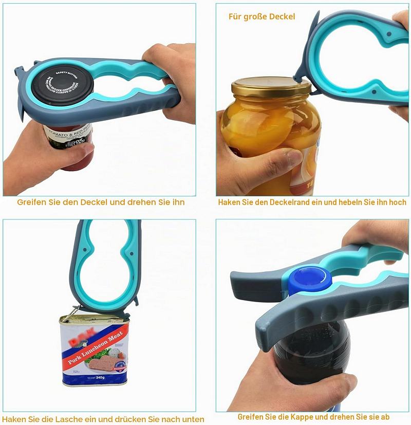 Glasöffner Deckelöffner als Multitool