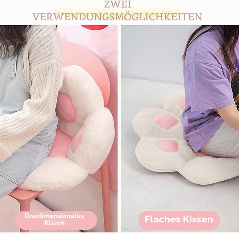 Katzenpfoten-Kissen-Sitzkissen Verwendung