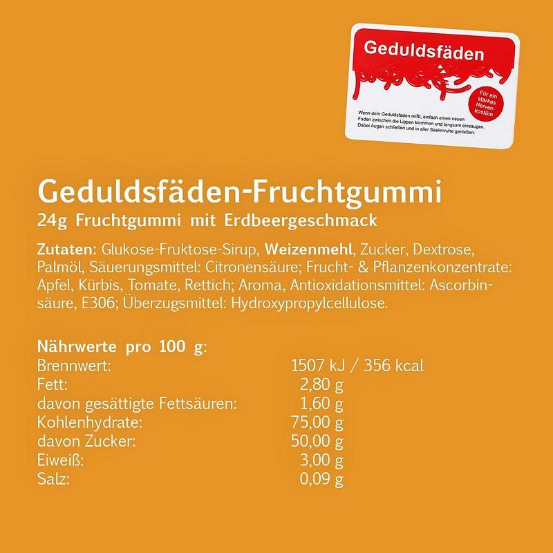 Liebeskummerpillen Geduldsfäden Inhalt