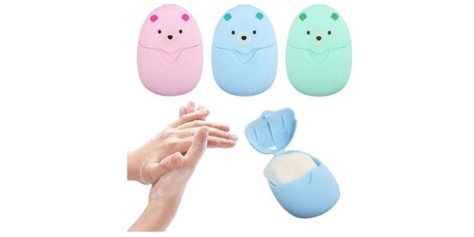 Mini Seifenblätter für Reisen