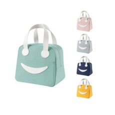 Outdoor-Picknick-Tasche mit Smiley-Design