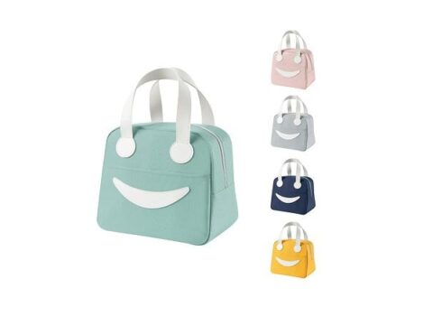 Outdoor-Picknick-Tasche mit Smiley-Design