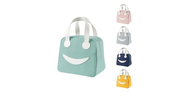 Outdoor-Picknick-Tasche mit Smiley-Design